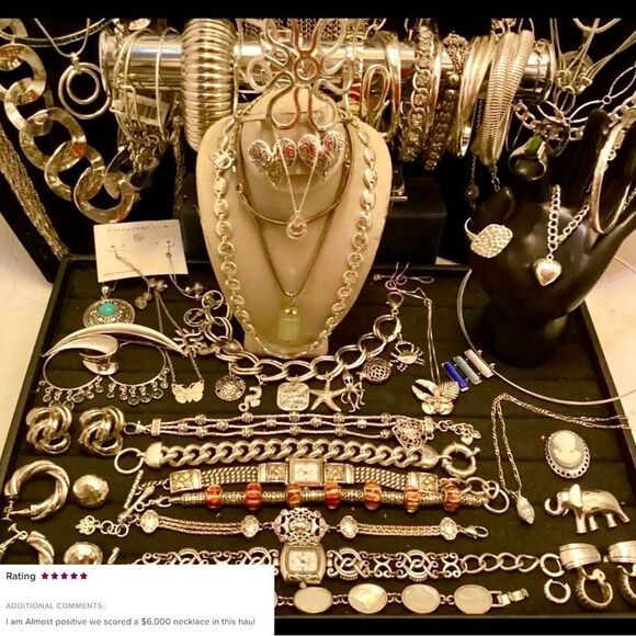 2 LB Jewelry Mystery Box | DIY, Unsearched, Wearable, Repair, Craft Lot Treasure - Picture 6 of 6